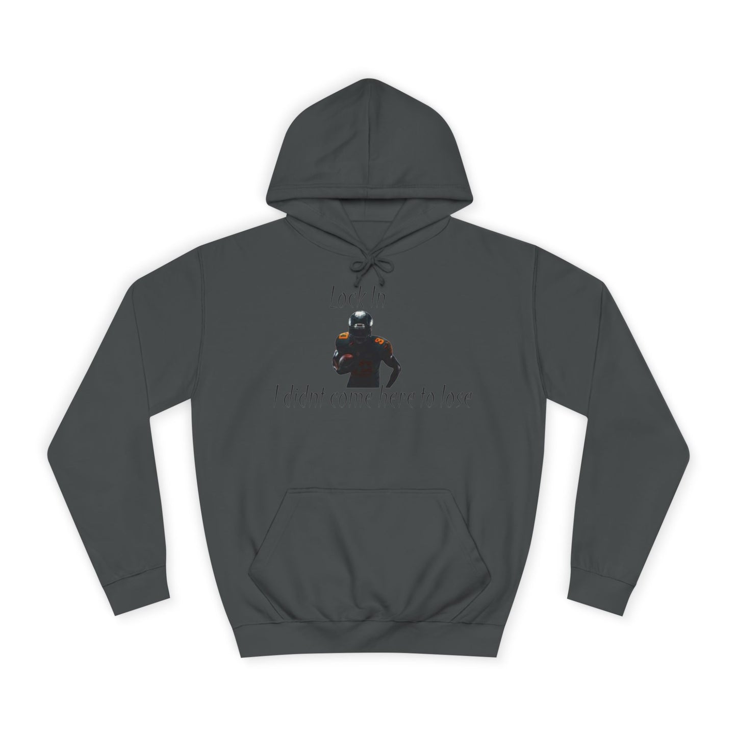 Glacier White Men’s NFL Hoodie – "Lock In" Football Edition Sweatshirt with Drawstrings & Kangaroo Pocket