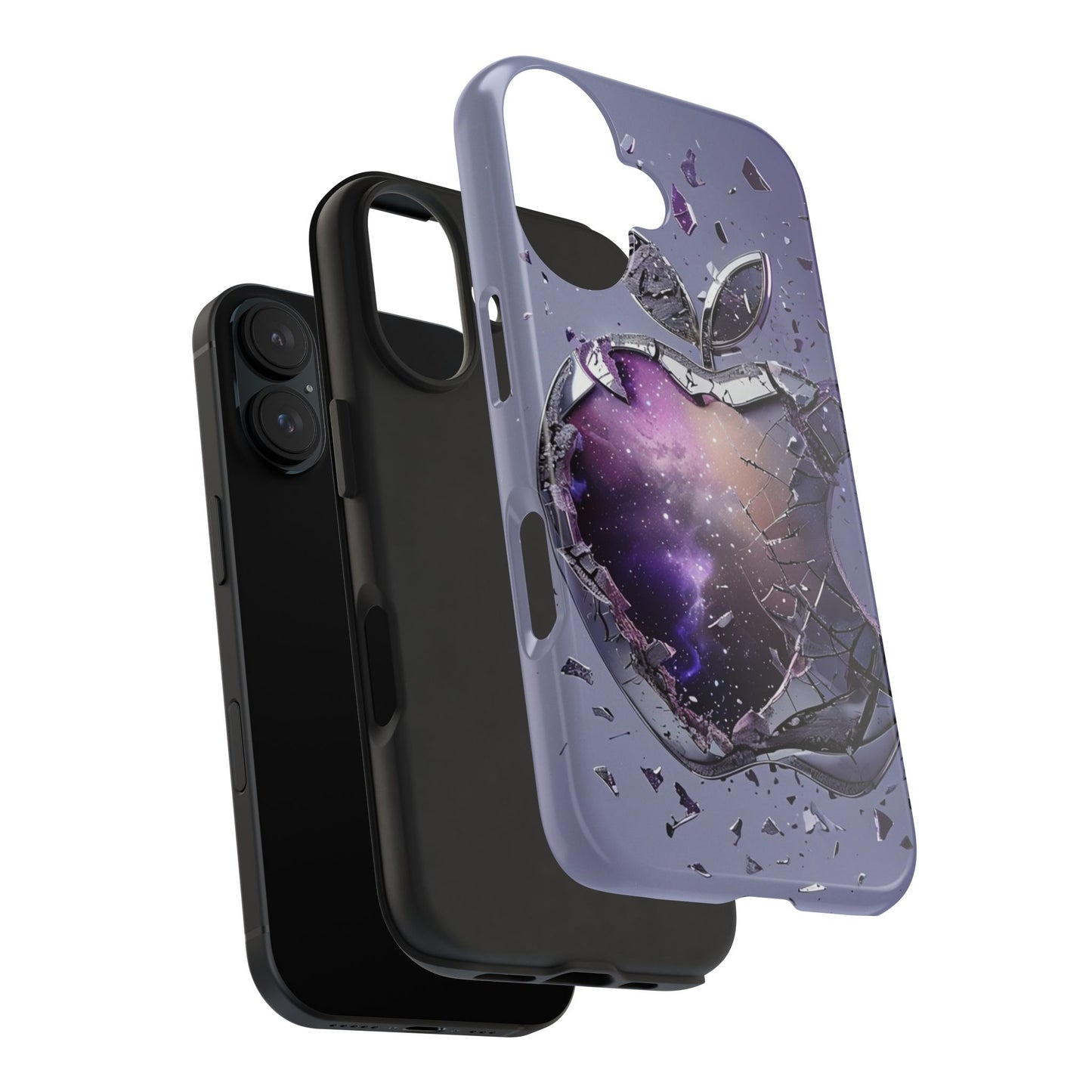 π Rustic Purple Apple Tough Phone Case β Durable Protection for iPhones