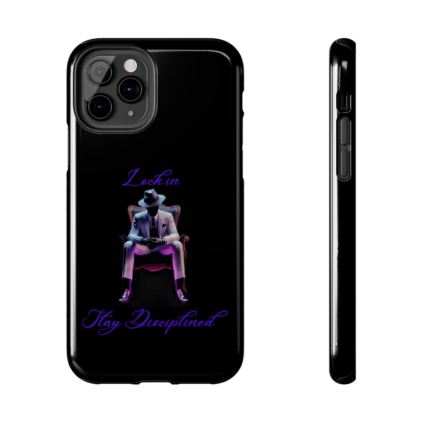 Phone case- Lock In, Stay DIsciplined Tough Phone Case - Durable Protection
