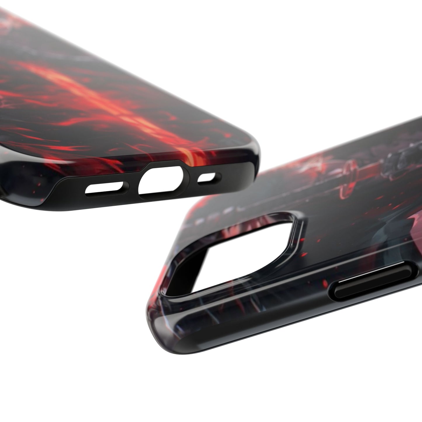 🗡️ Fierce Samurai Tough Phone Case – Durable Protection with Bold Anime Design for iPhone & Android