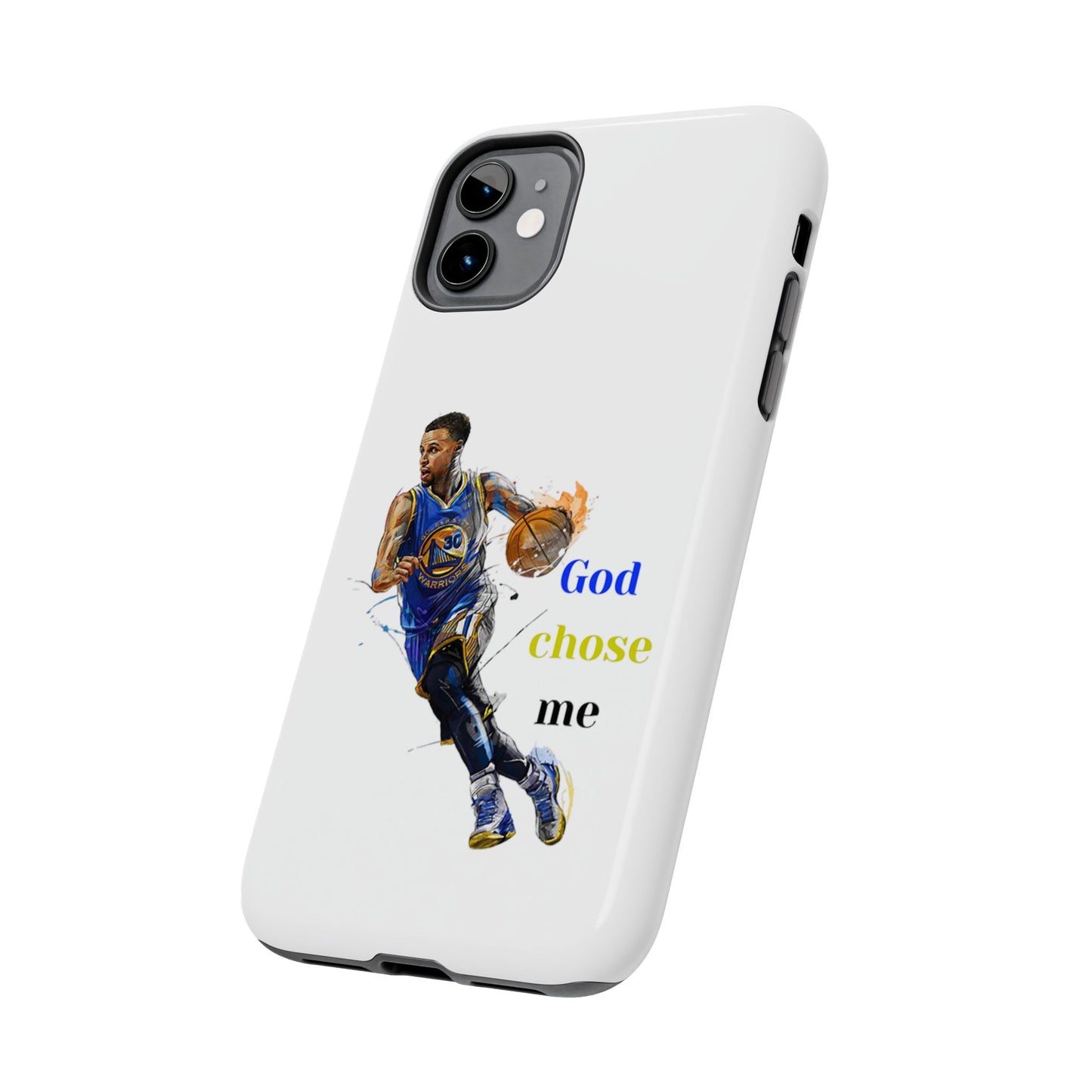 Phone case- God Chose Me Tough Phone Case - Durable Protection