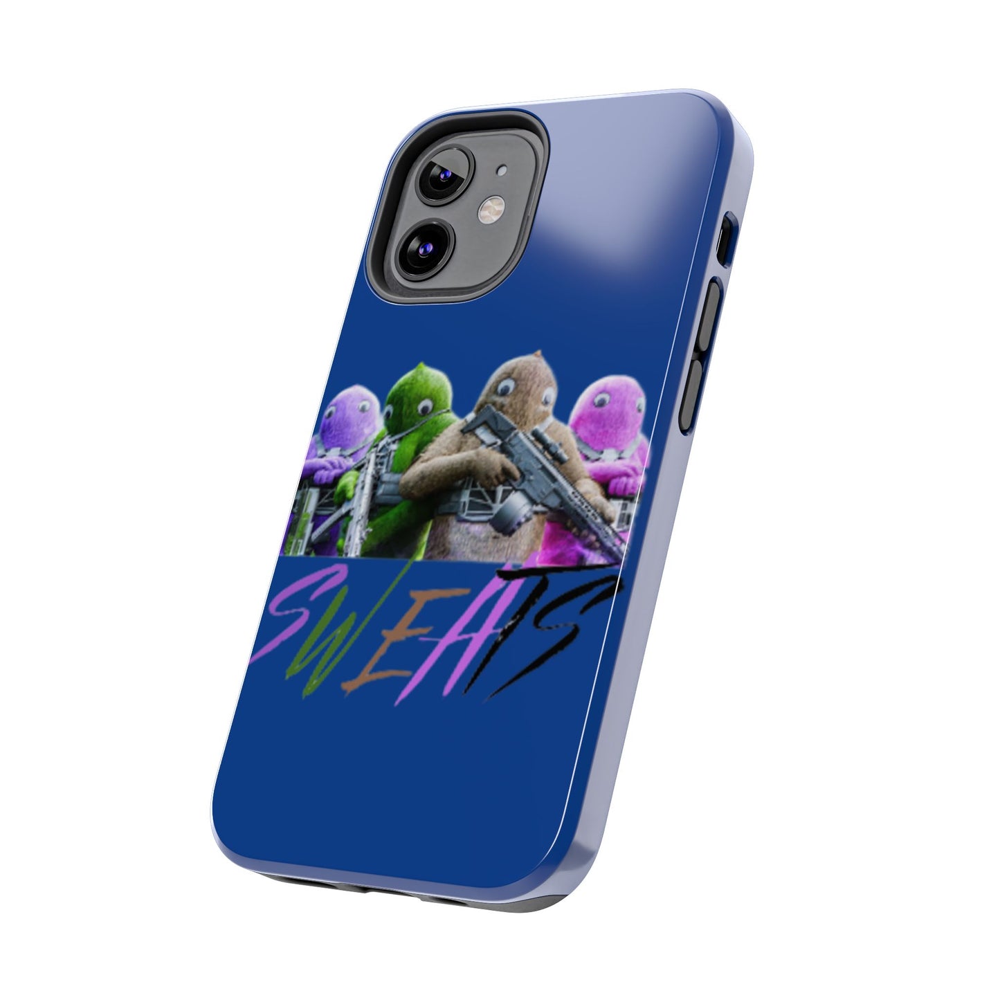Cool Cartoon-Inspired Tough Phone Case - 'SWEATS'