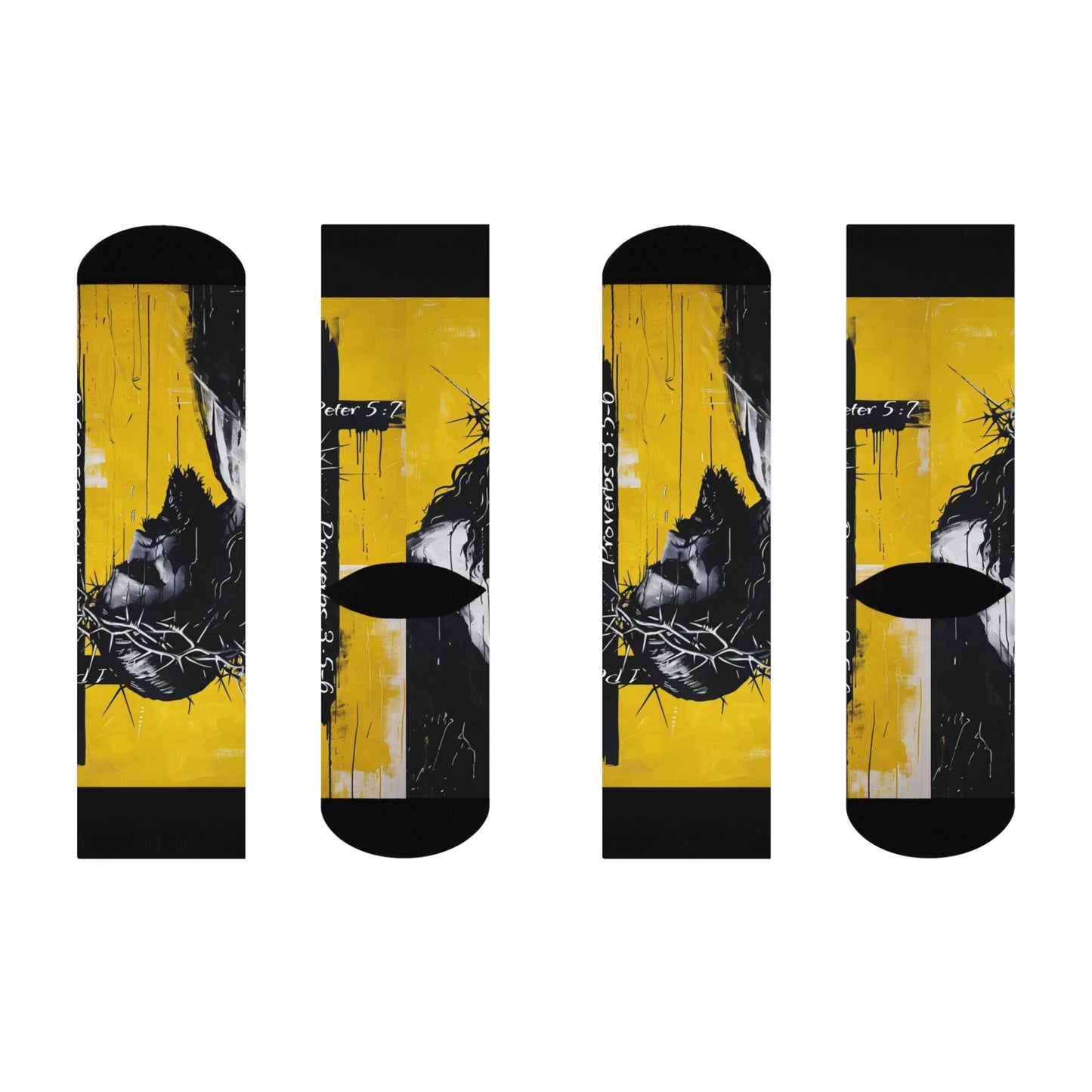 Cushioned Crew Socks God socks