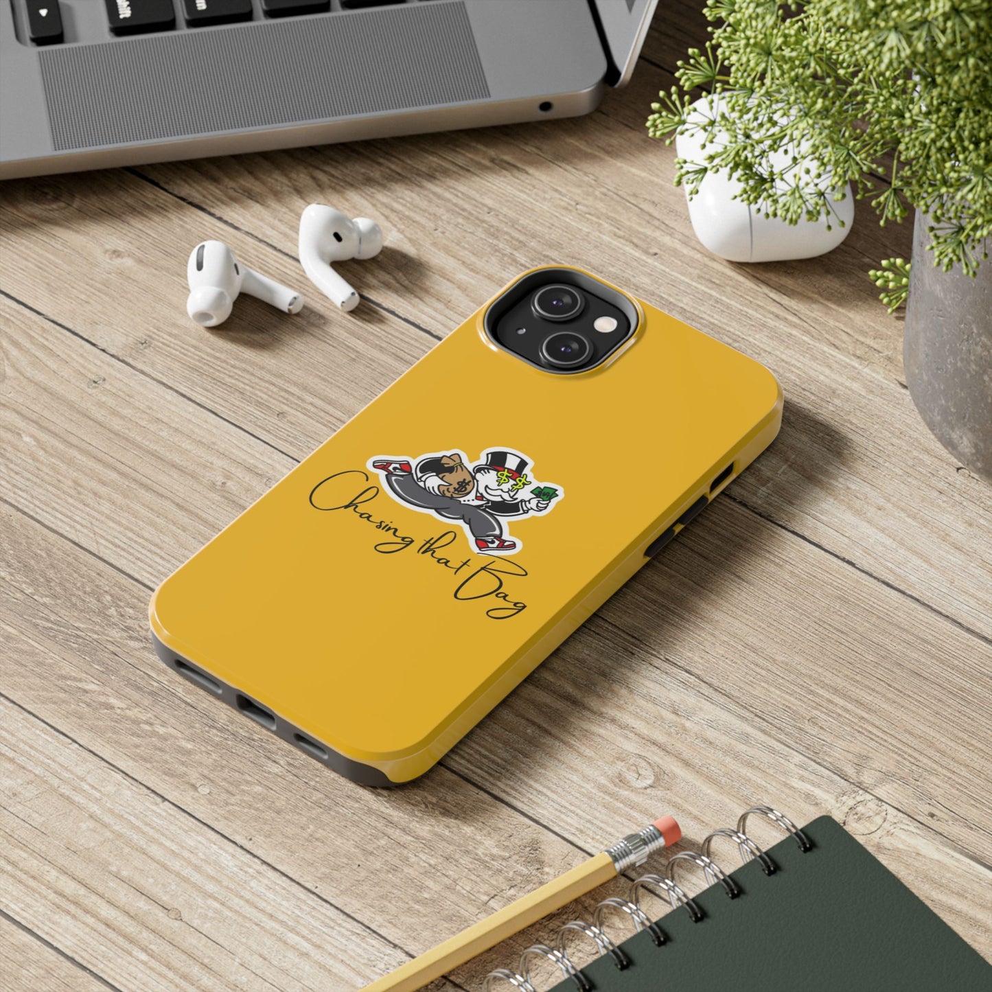 Phone Case- Chasing That Bag Tough Case- Durable Protection