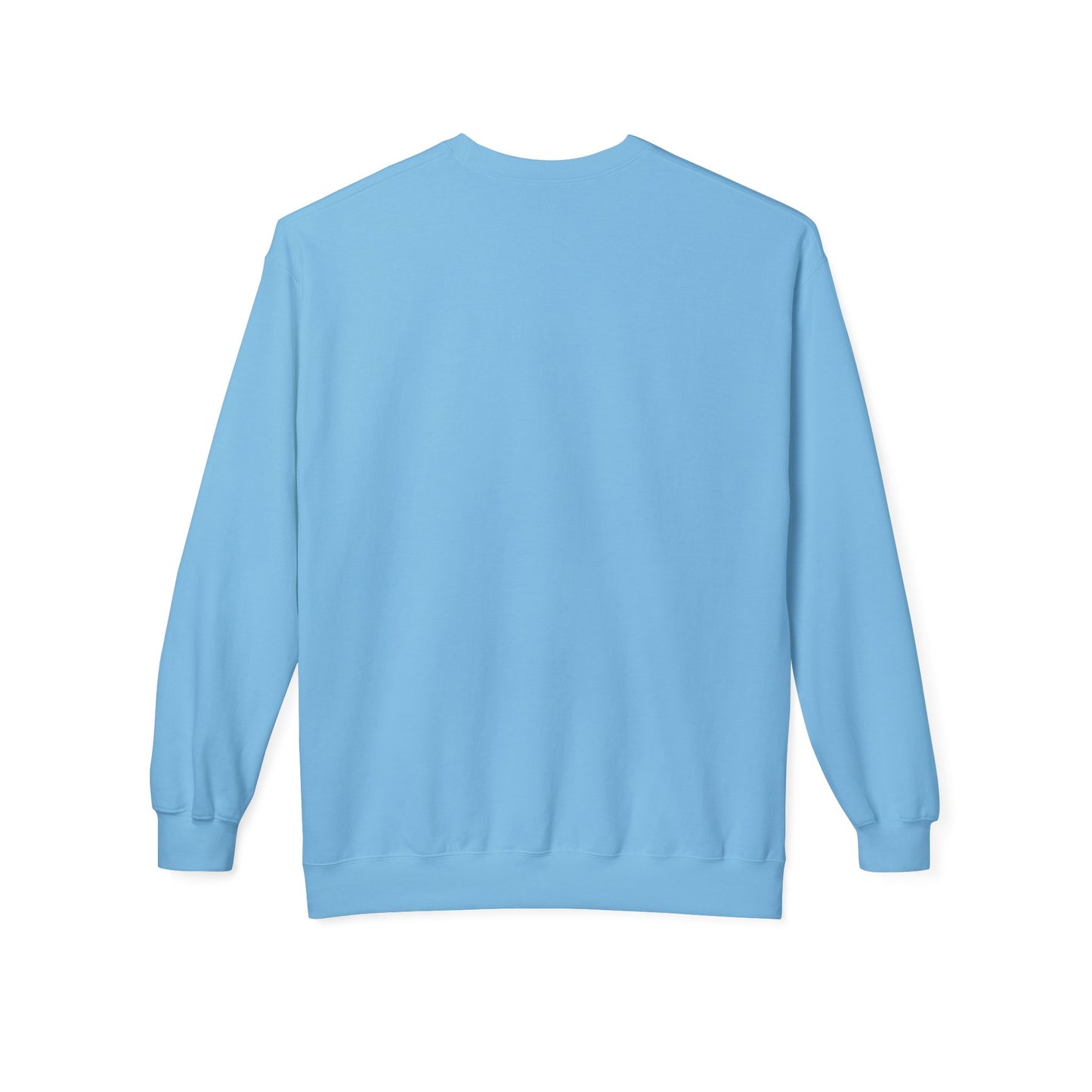 Snow Petal White Fleece Sweatshirt for Her – Soft Cozy Love-Inspired Gift