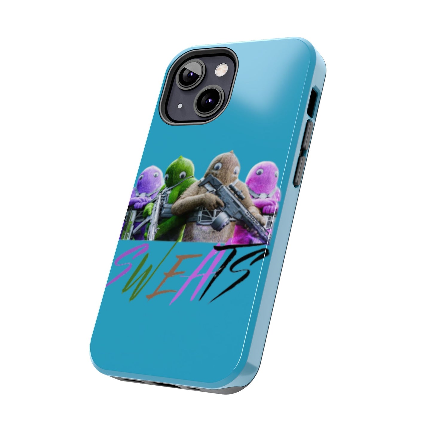 Cool Cartoon-Inspired Tough Phone Case - 'SWEATS'