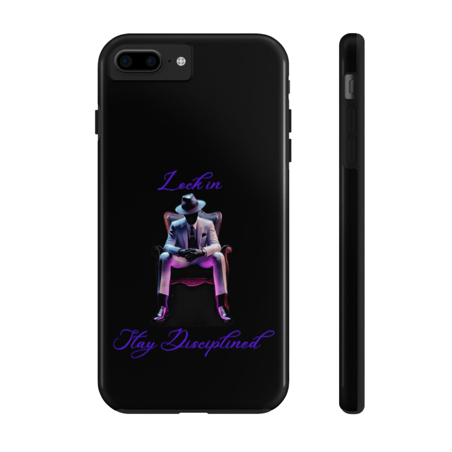 Phone case- Lock In, Stay DIsciplined Tough Phone Case - Durable Protection