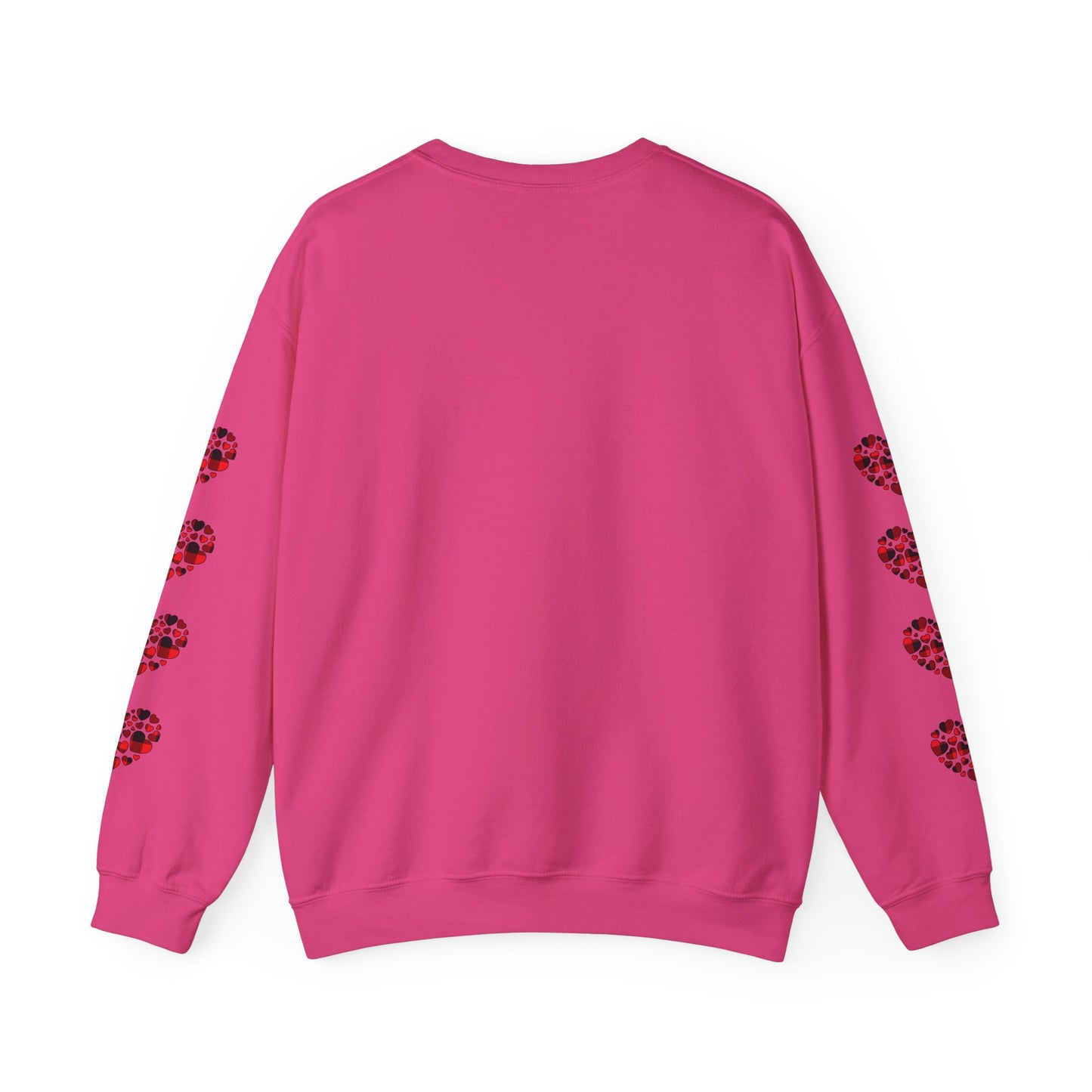 Pearl White Hearts Sweatshirt for Women – Romantic Cozy Love-Inspired Pullover