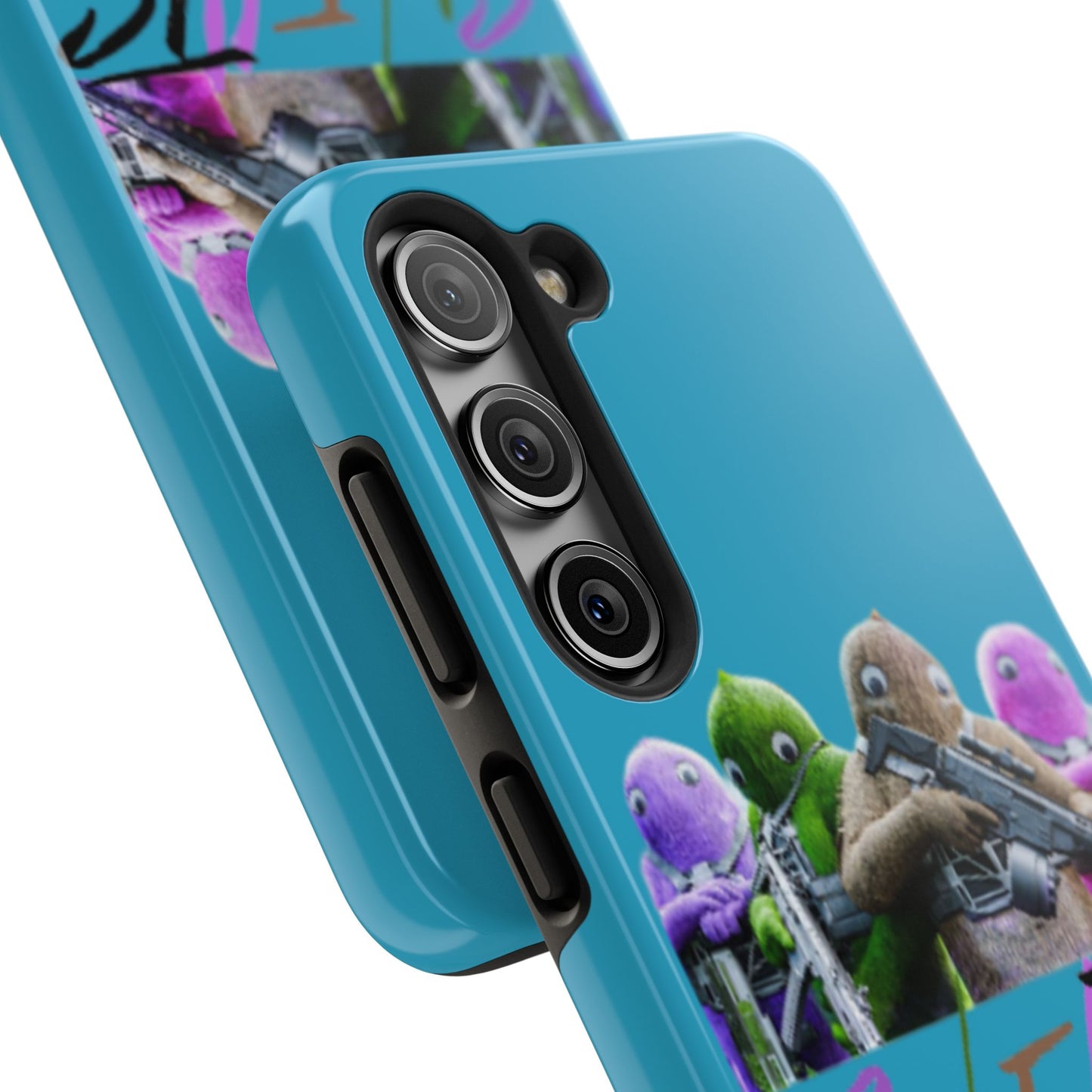 Cool Cartoon-Inspired Tough Phone Case - 'SWEATS'