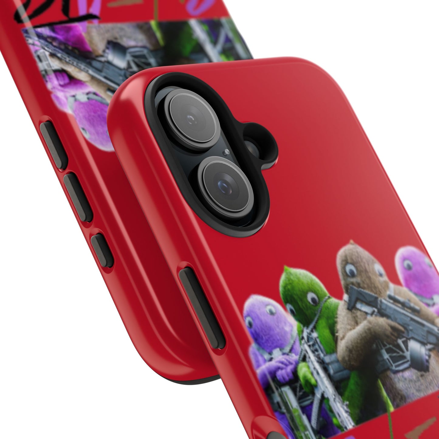 Cool Cartoon-Inspired Tough Phone Case - 'SWEATS'
