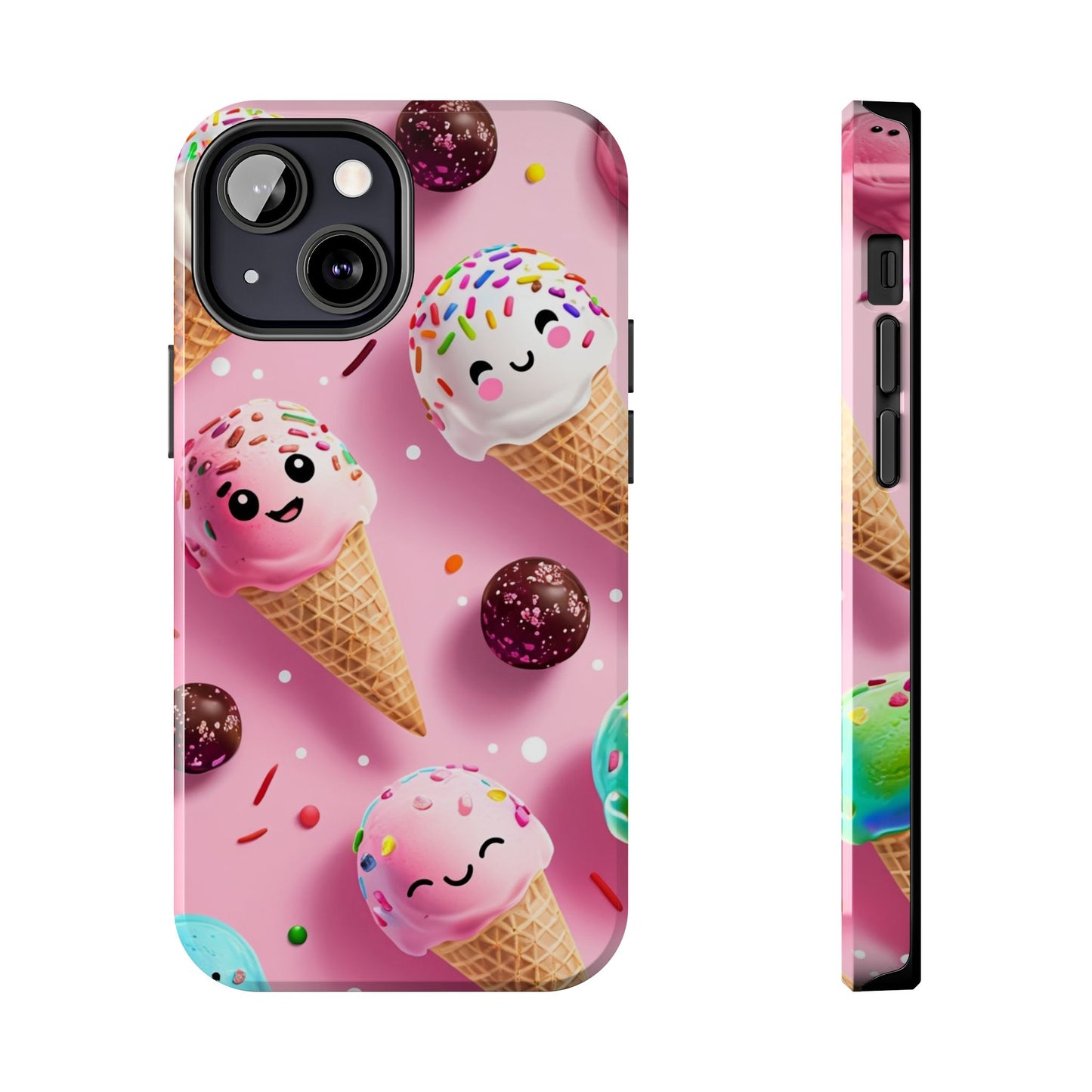 Tough Phone Cases Cute Ice Cream Design