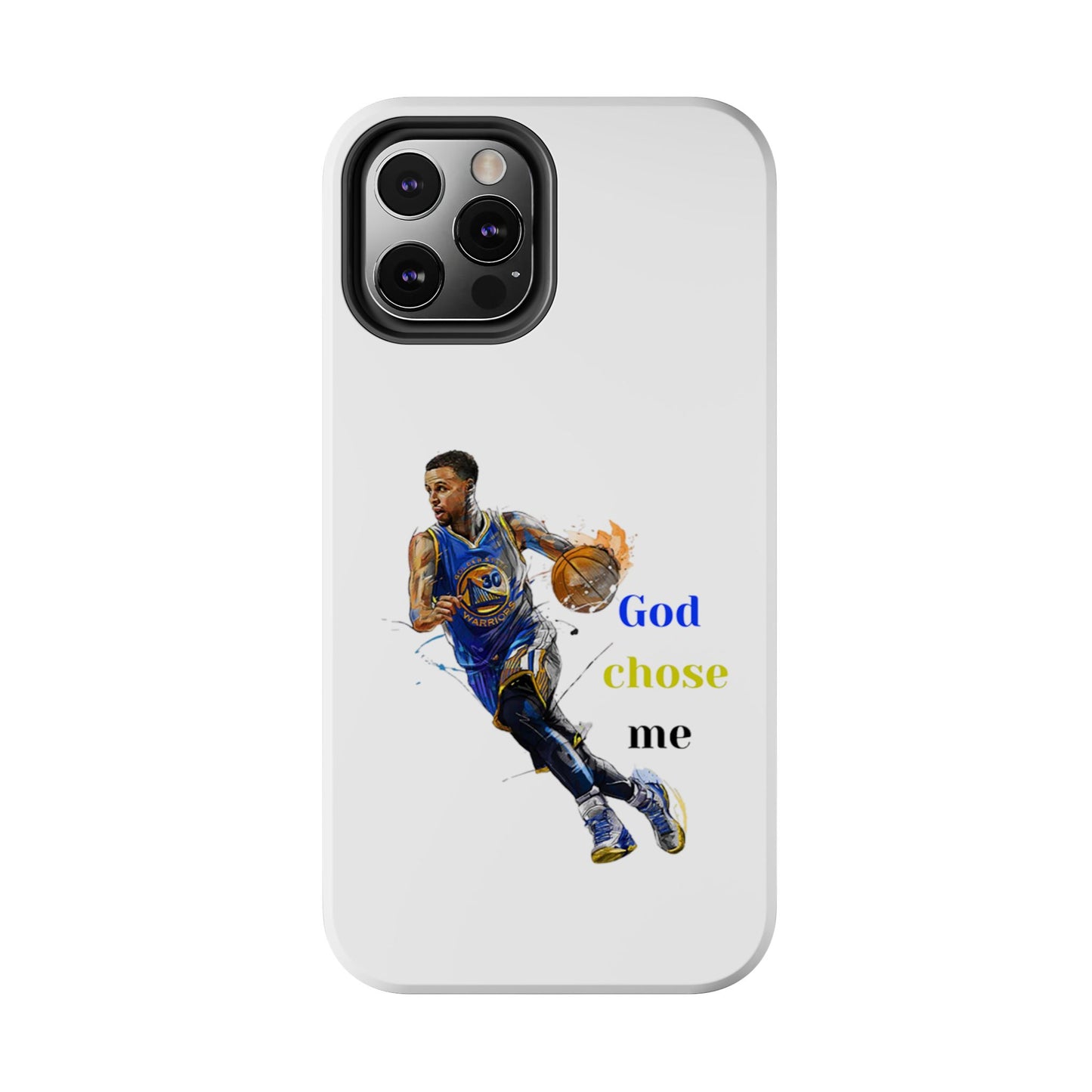Phone case- God Chose Me Tough Phone Case - Durable Protection
