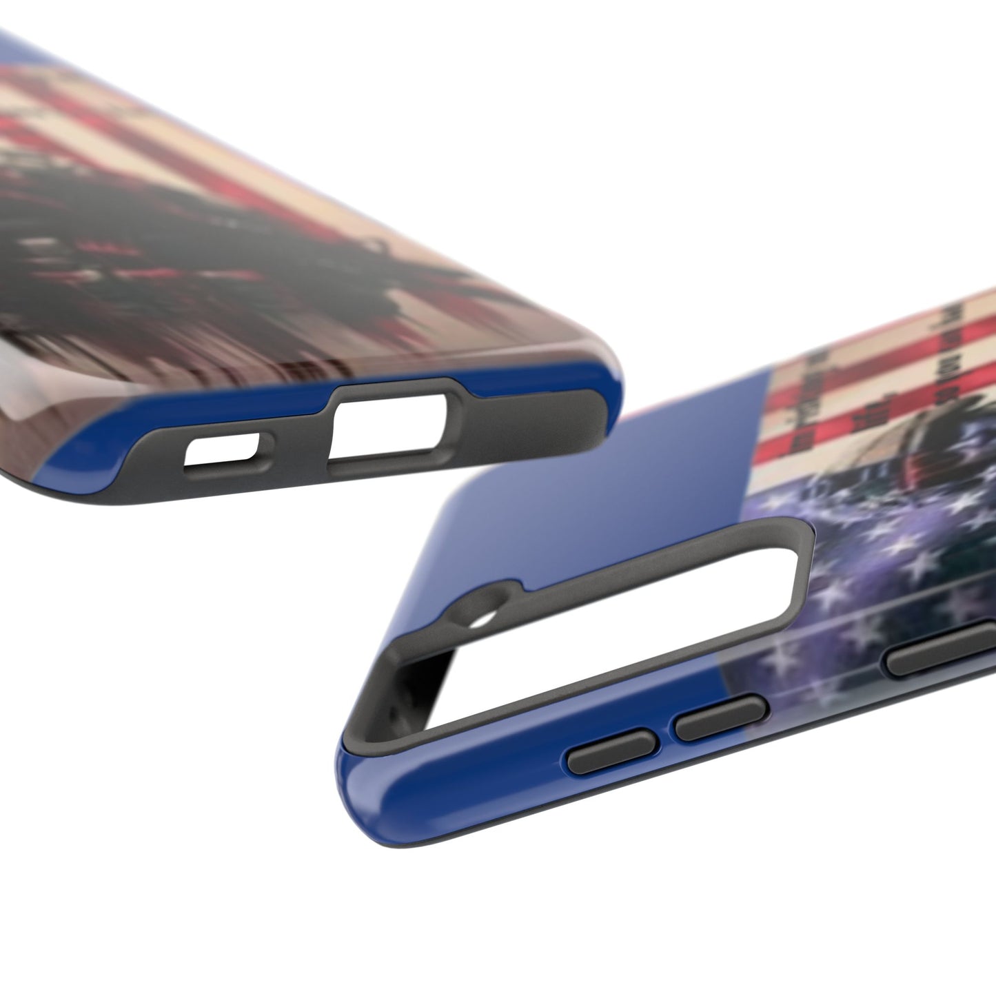 Patriotic Tough Phone Case - 'I'm Risking My Life' Design