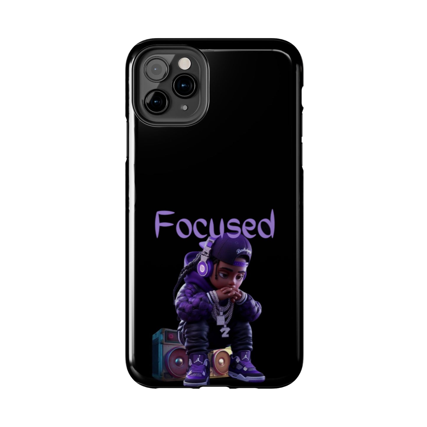 Phone case- Focused Tough Phone Case - Durable Protection