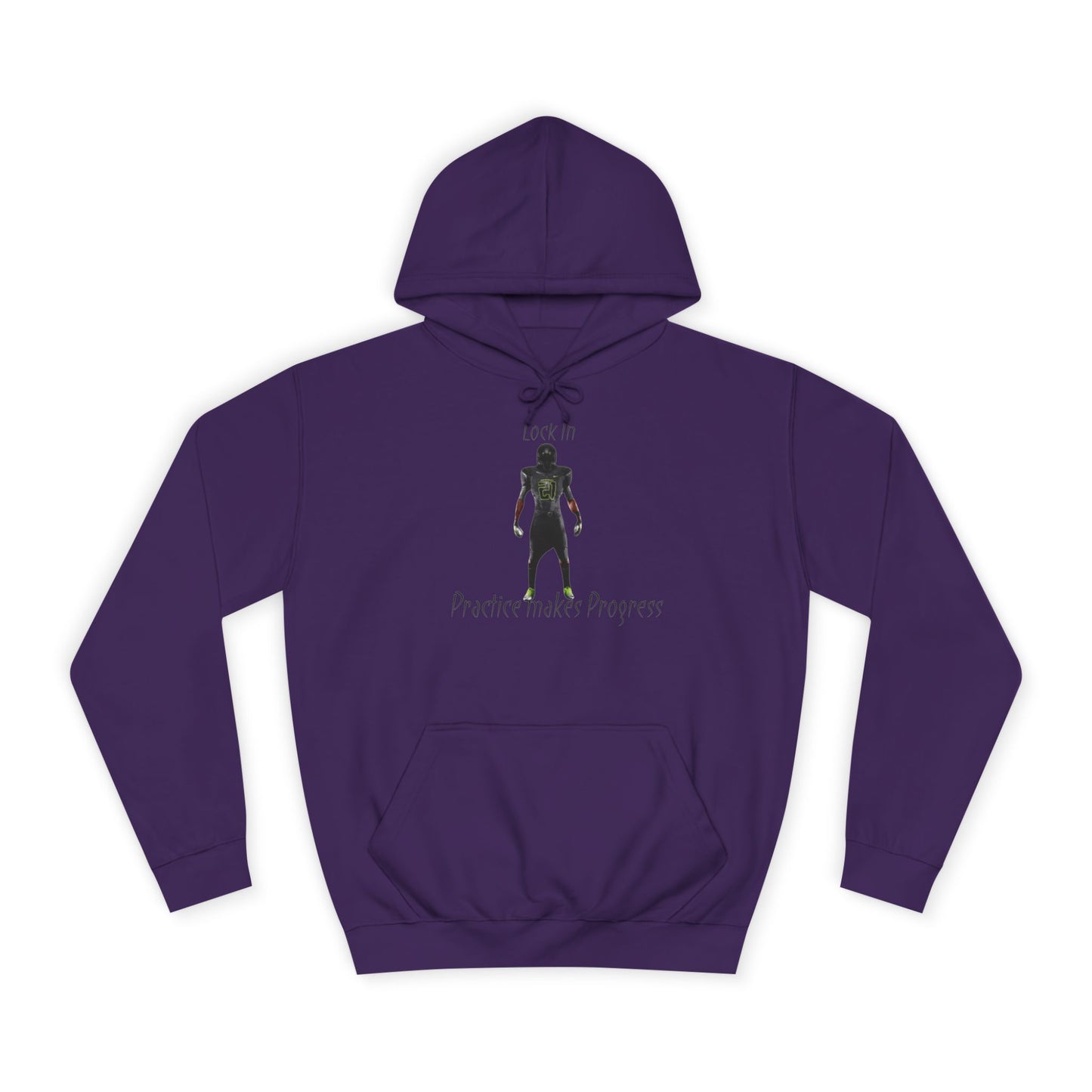 Iron Grey Men’s Motivational Sweater – "Practice Makes Progress" Inspirational Pullover