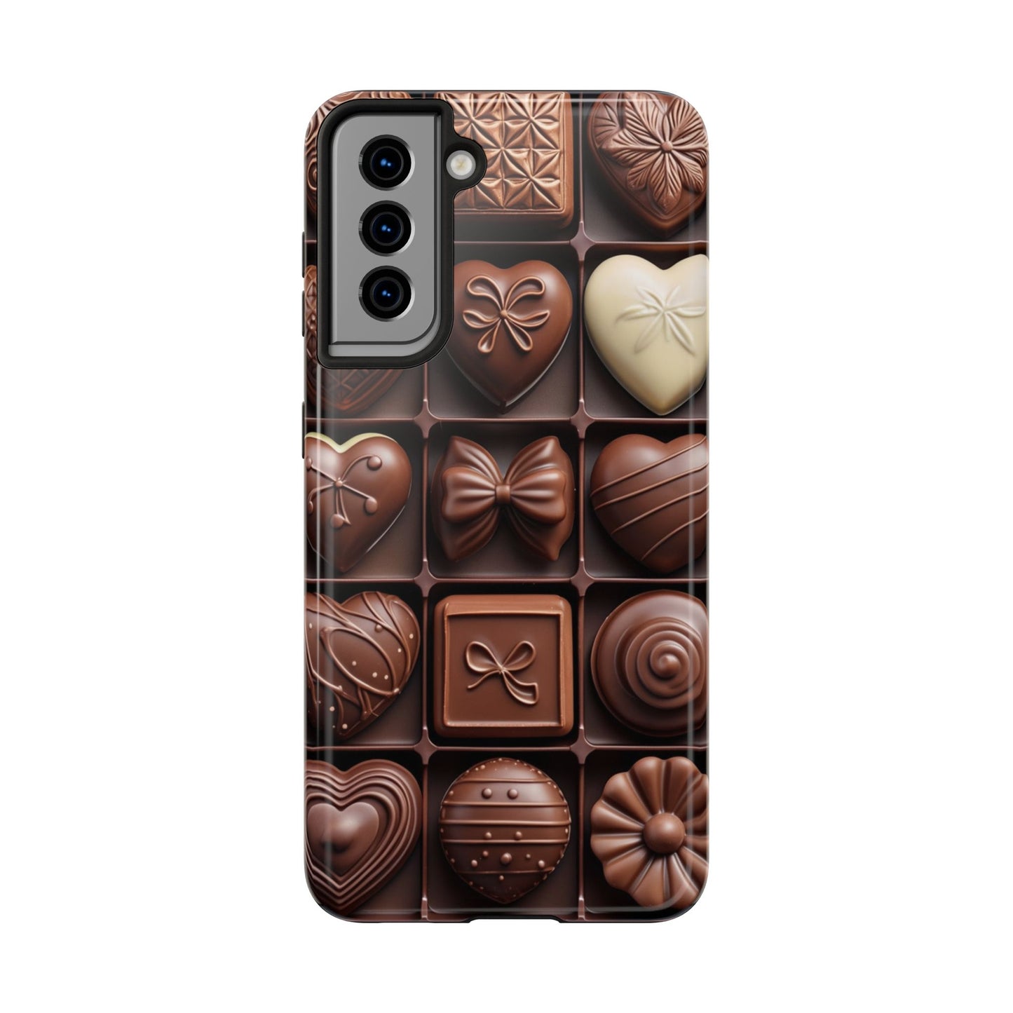 Chocolate Love Tough Phone Case - Perfect for Valentine's Day or Sweet Treat Lovers