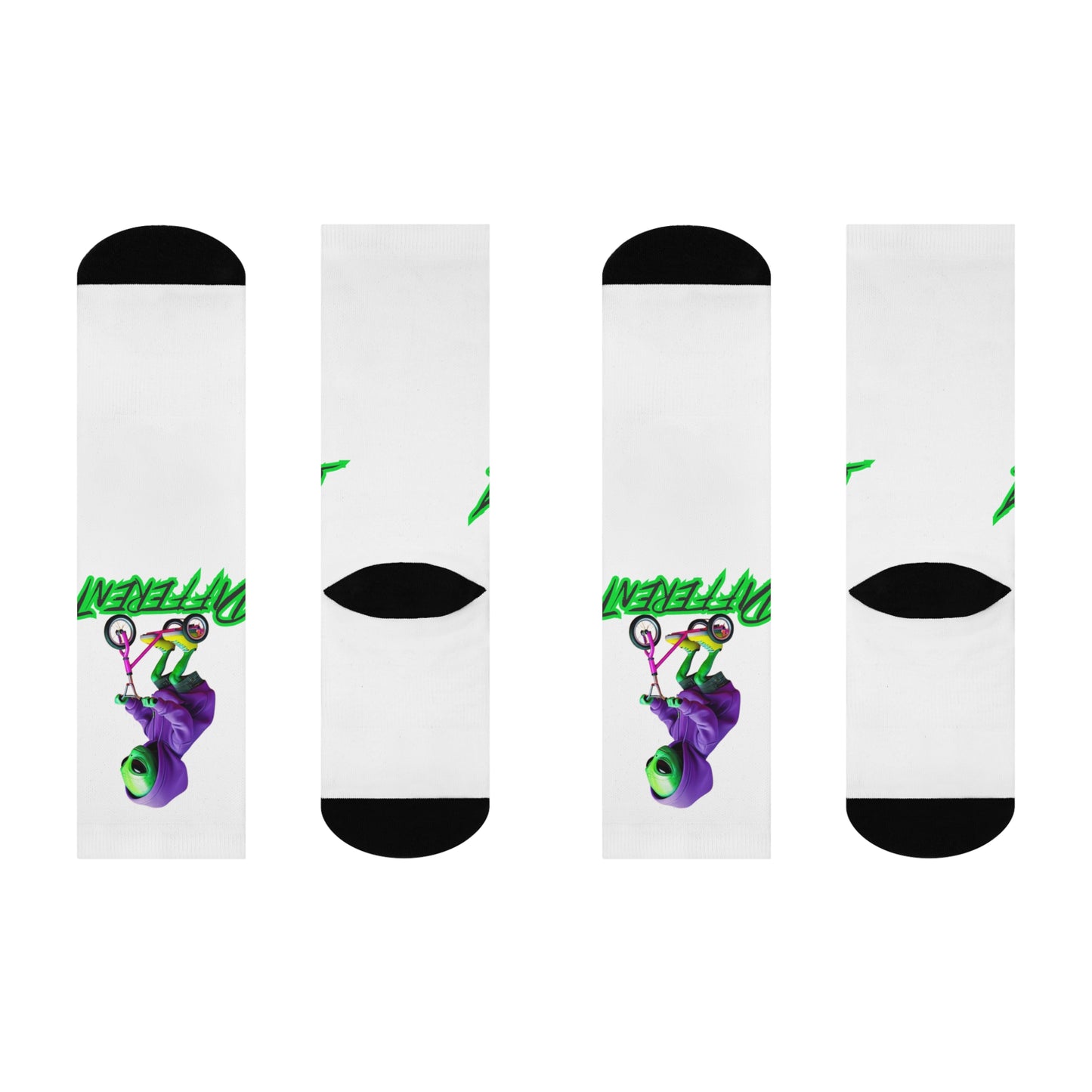Cushioned Crew Socks- Alien, Different