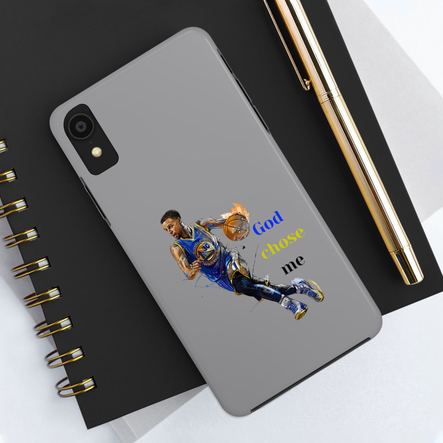 Phone case- God Chose Me Tough Phone Case - Durable Protection