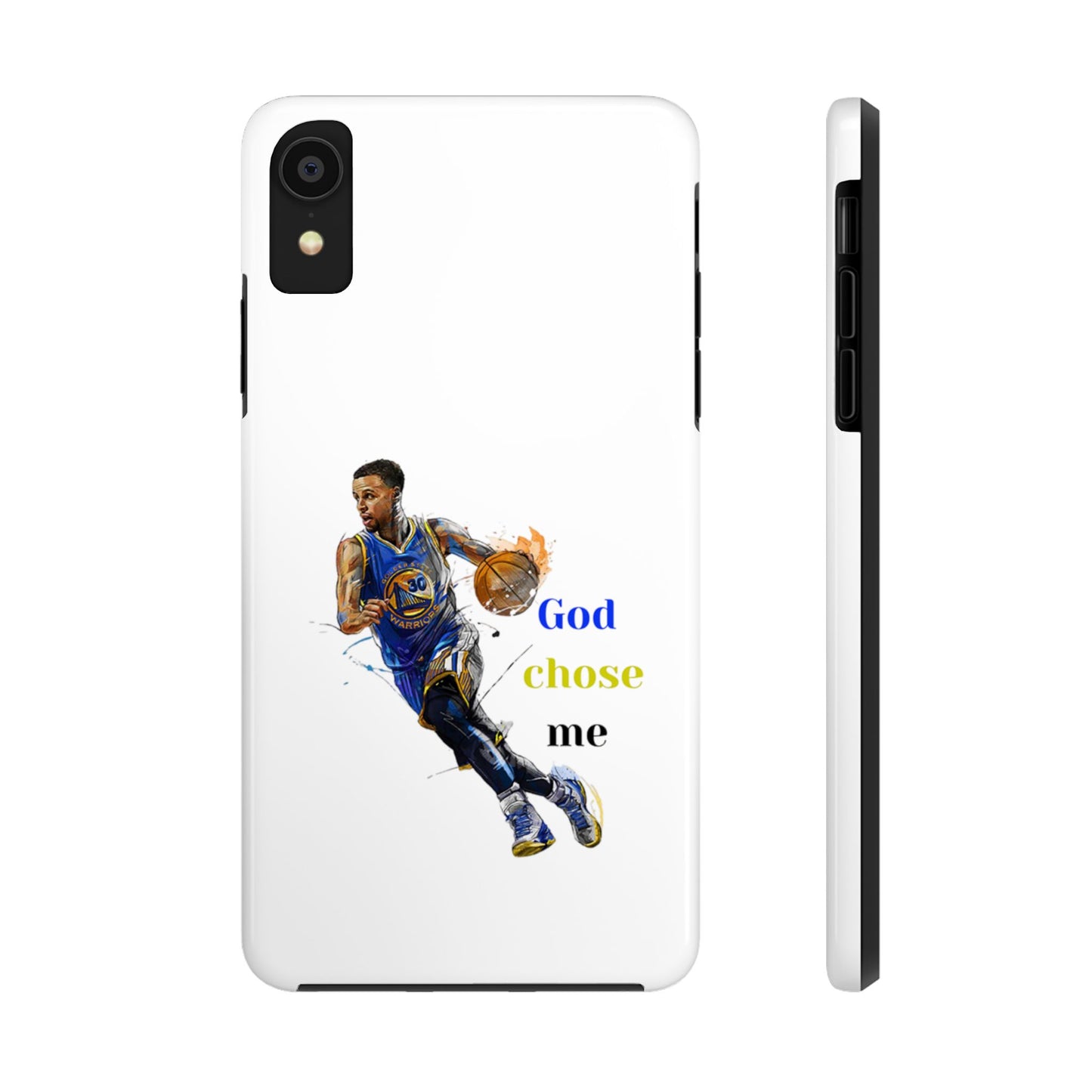 Phone case- God Chose Me Tough Phone Case - Durable Protection
