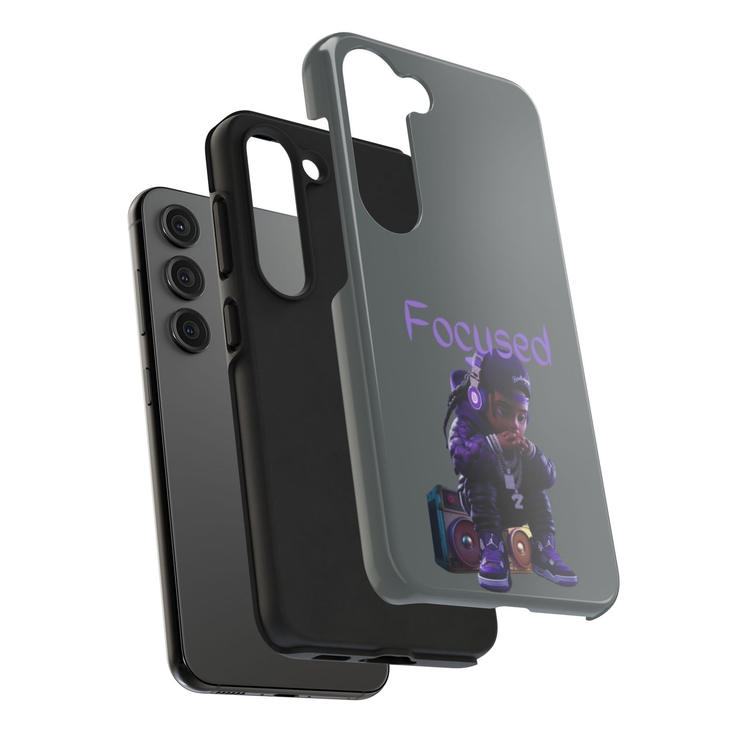 Phone Case- Focused Tough Case- Durable Protection