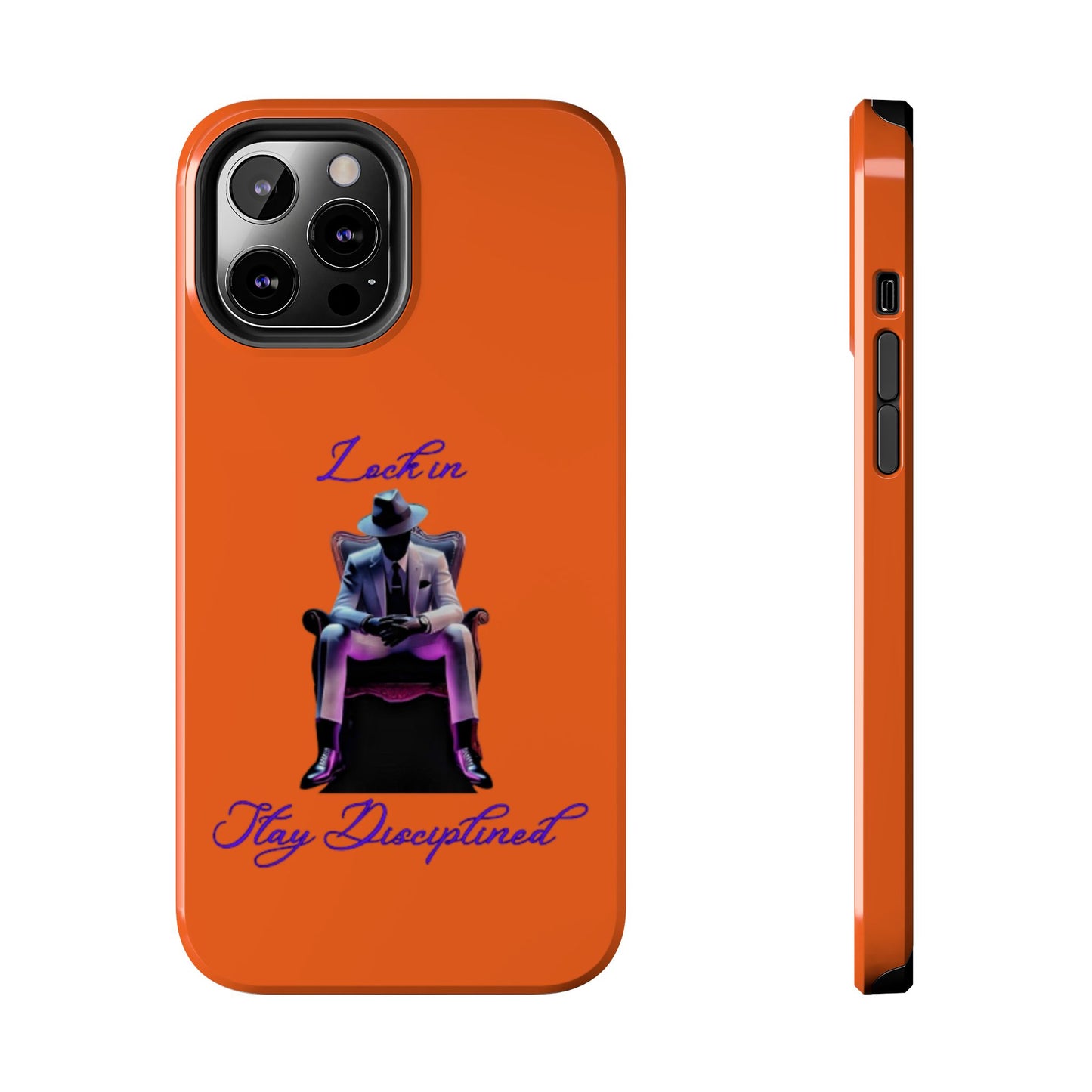 Phone case- Lock In, Stay discipline Tough Phone Case - Durable Protection
