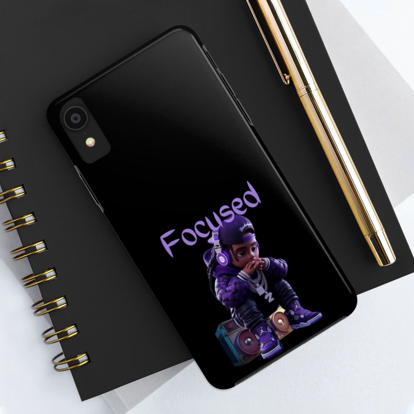 Phone case- Focused Tough Phone Case - Durable Protection