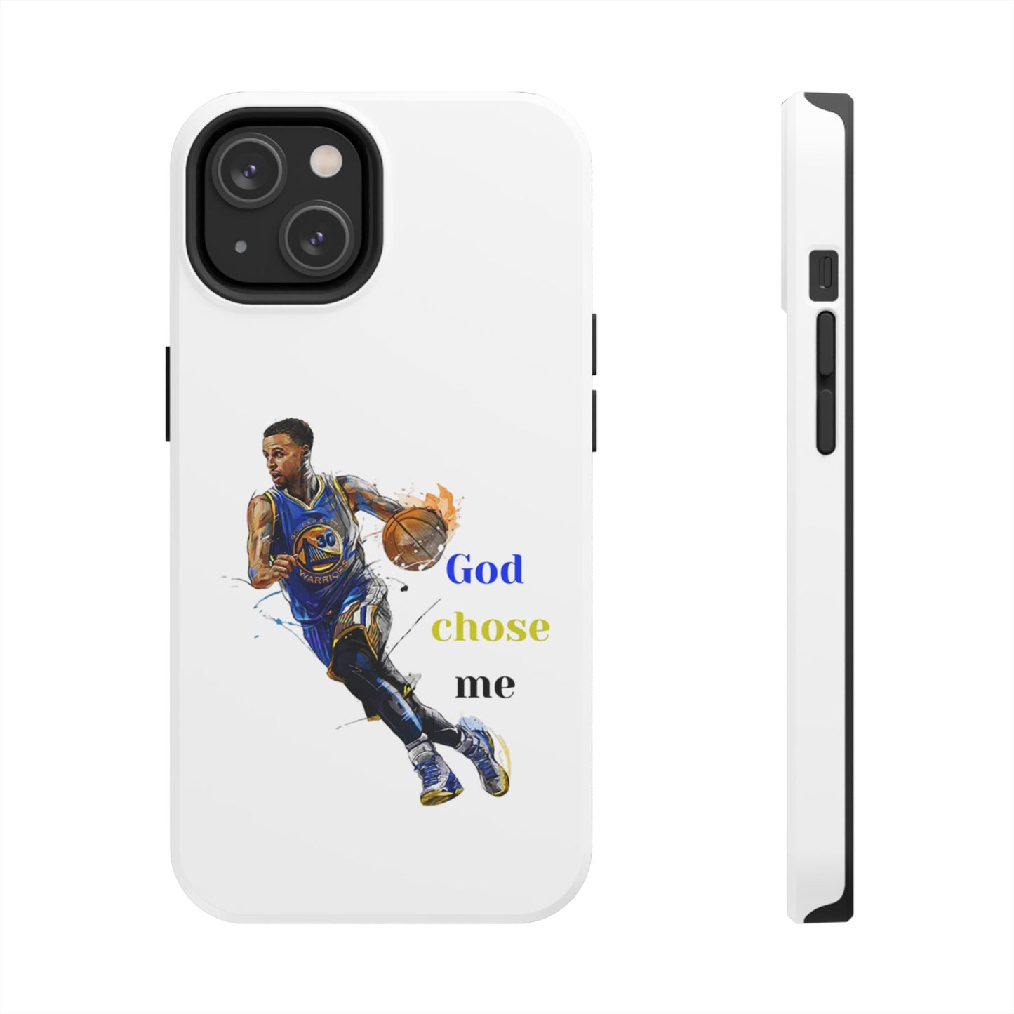 Phone case- God Chose Me Tough Phone Case - Durable Protection
