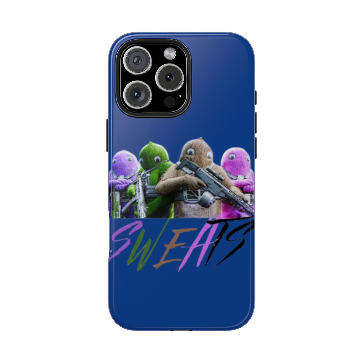 Cool Cartoon-Inspired Tough Phone Case - 'SWEATS'
