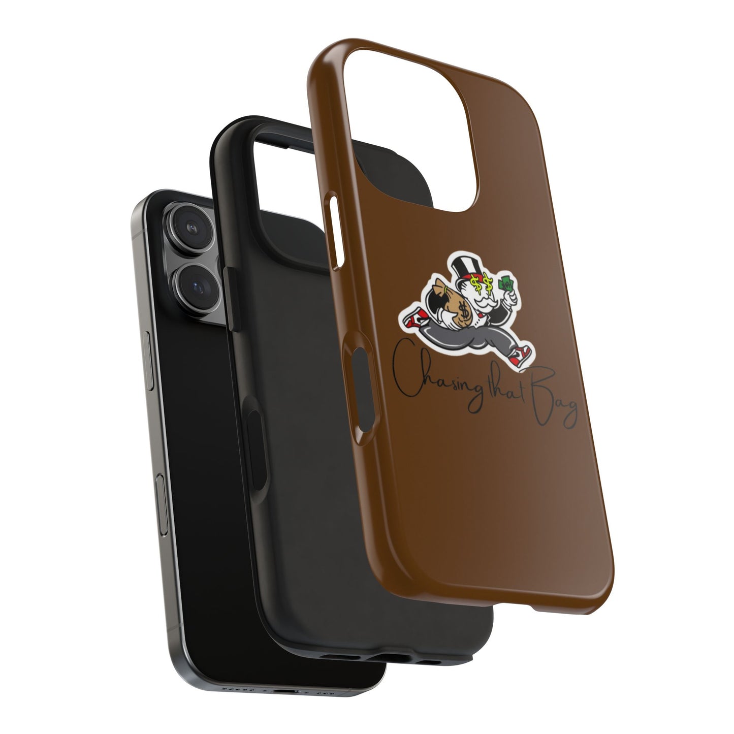 Phone Case- Chasing That Bag Tough Case- Durable Protection