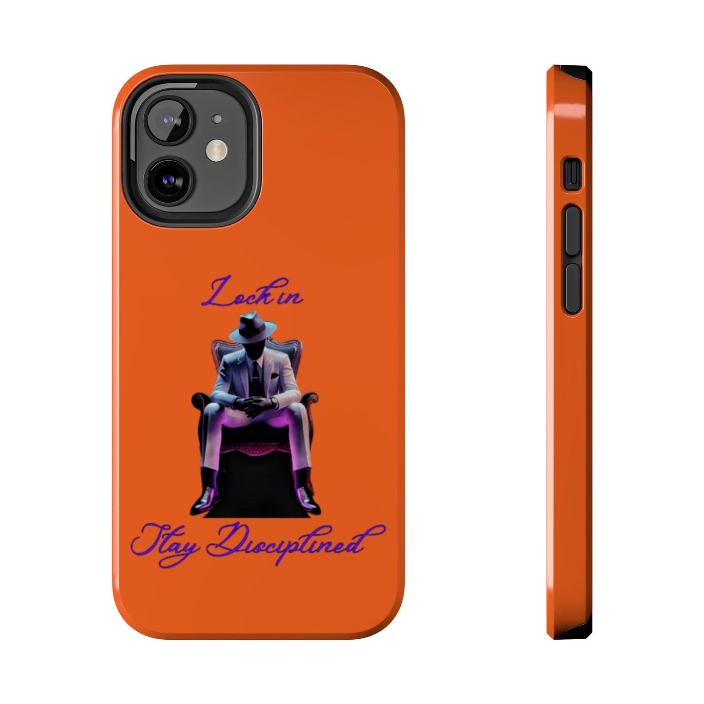 Phone case- Lock In, Stay discipline Tough Phone Case - Durable Protection