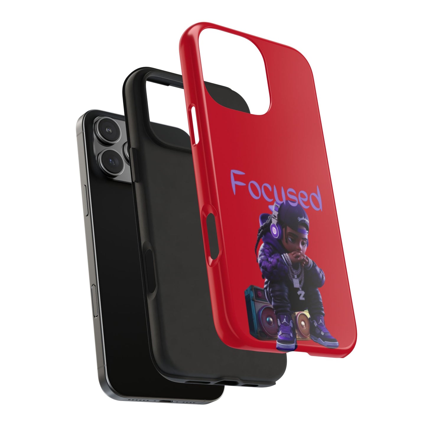 Phone Case- Focused Tough Case- Durable Protection