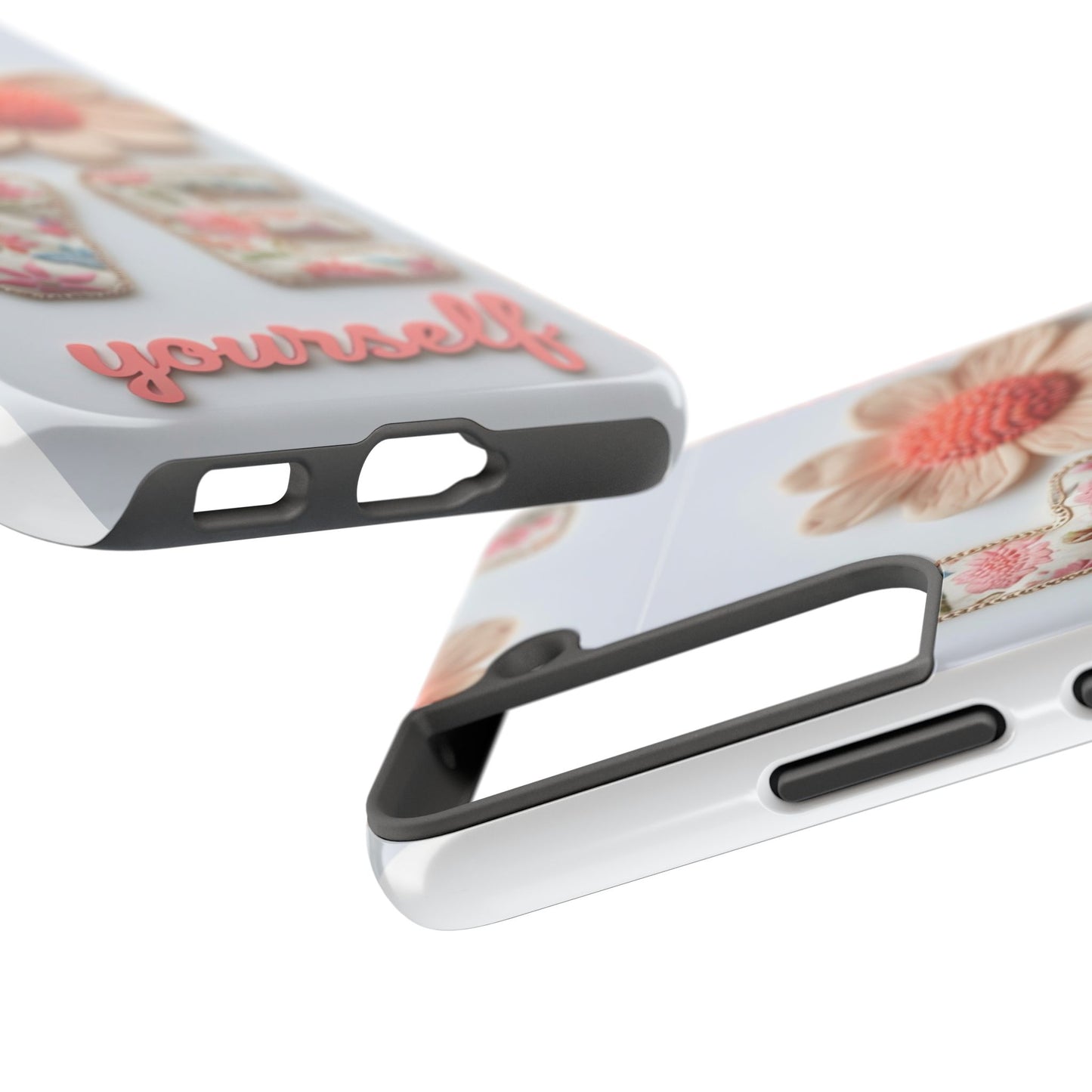 Floral 'Love Yourself' Tough Phone Case