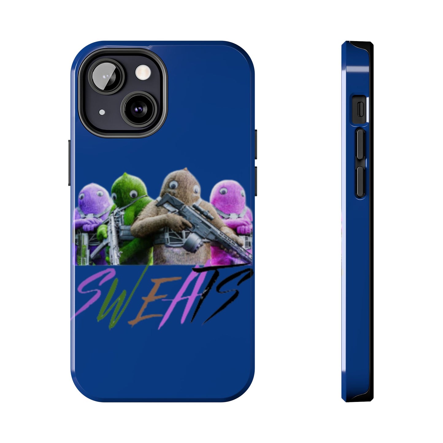 Cool Cartoon-Inspired Tough Phone Case - 'SWEATS'