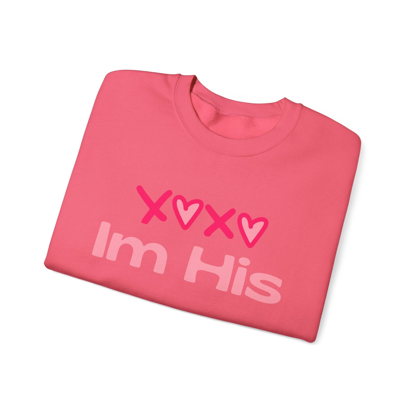 Cotton Blush XOXO Sweatshirt for Women – I’m His Romantic Everyday Lovewear