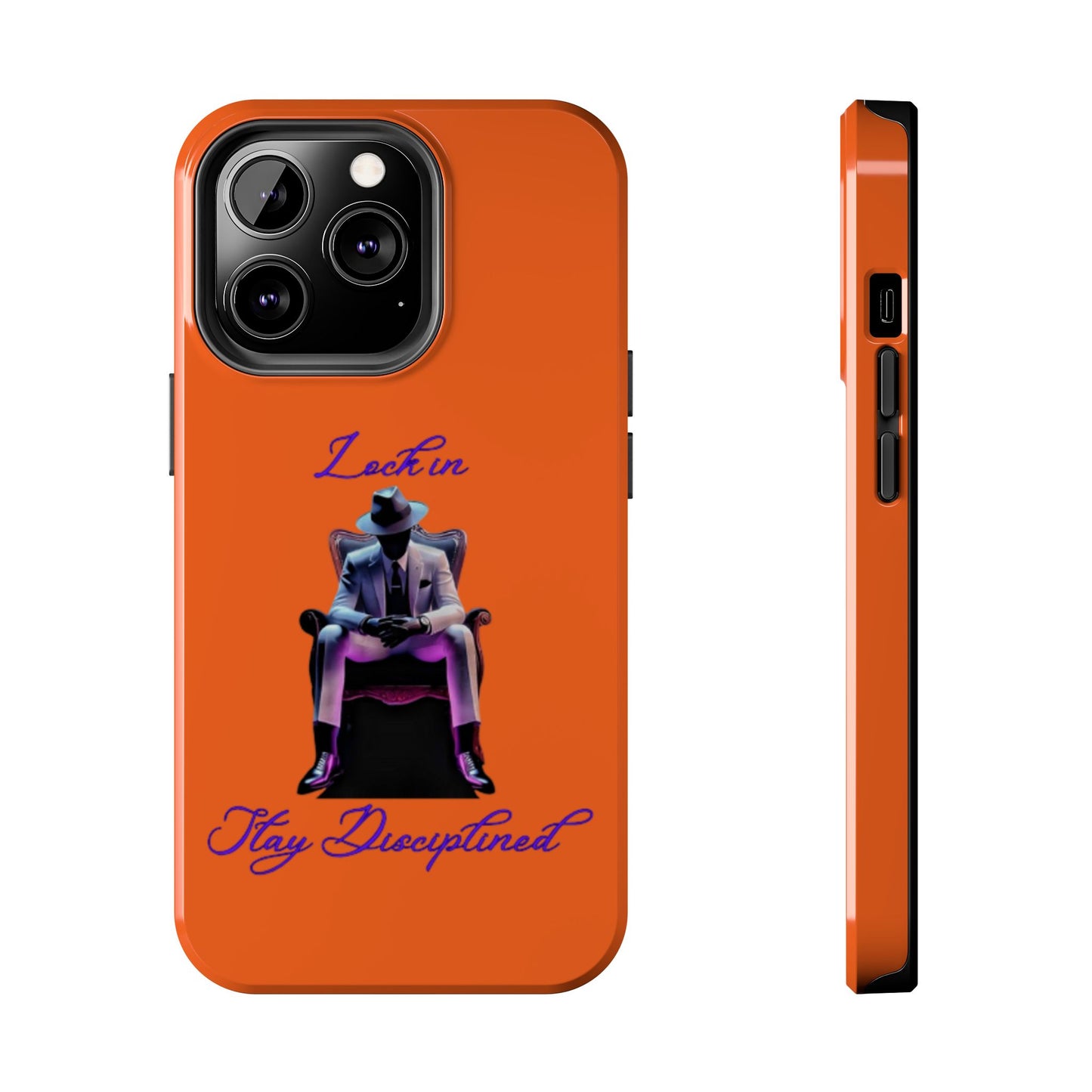 Phone case- Lock In, Stay discipline Tough Phone Case - Durable Protection