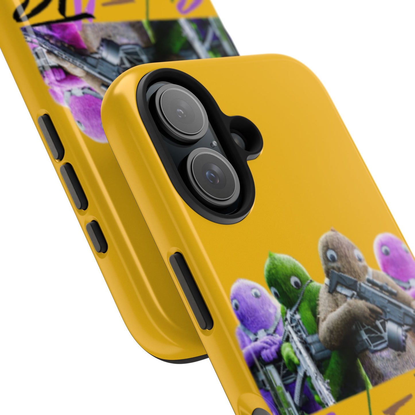 Cool Cartoon-Inspired Tough Phone Case - 'SWEATS'