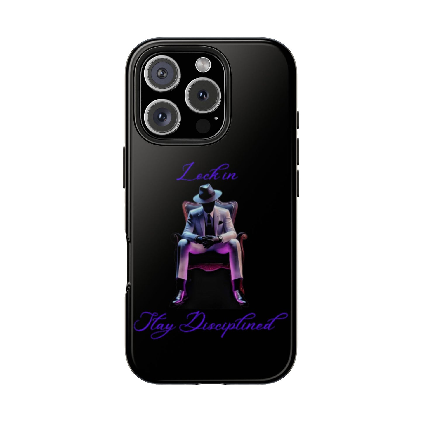 Phone case- Lock In, Stay DIsciplined Tough Phone Case - Durable Protection