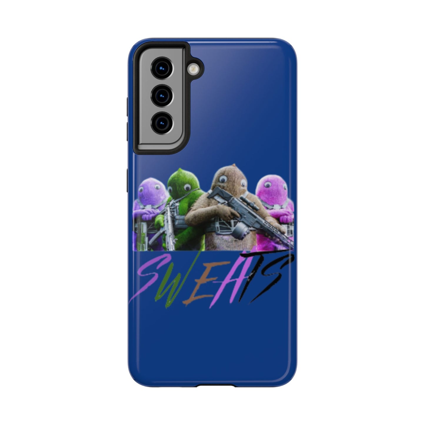 Cool Cartoon-Inspired Tough Phone Case - 'SWEATS'