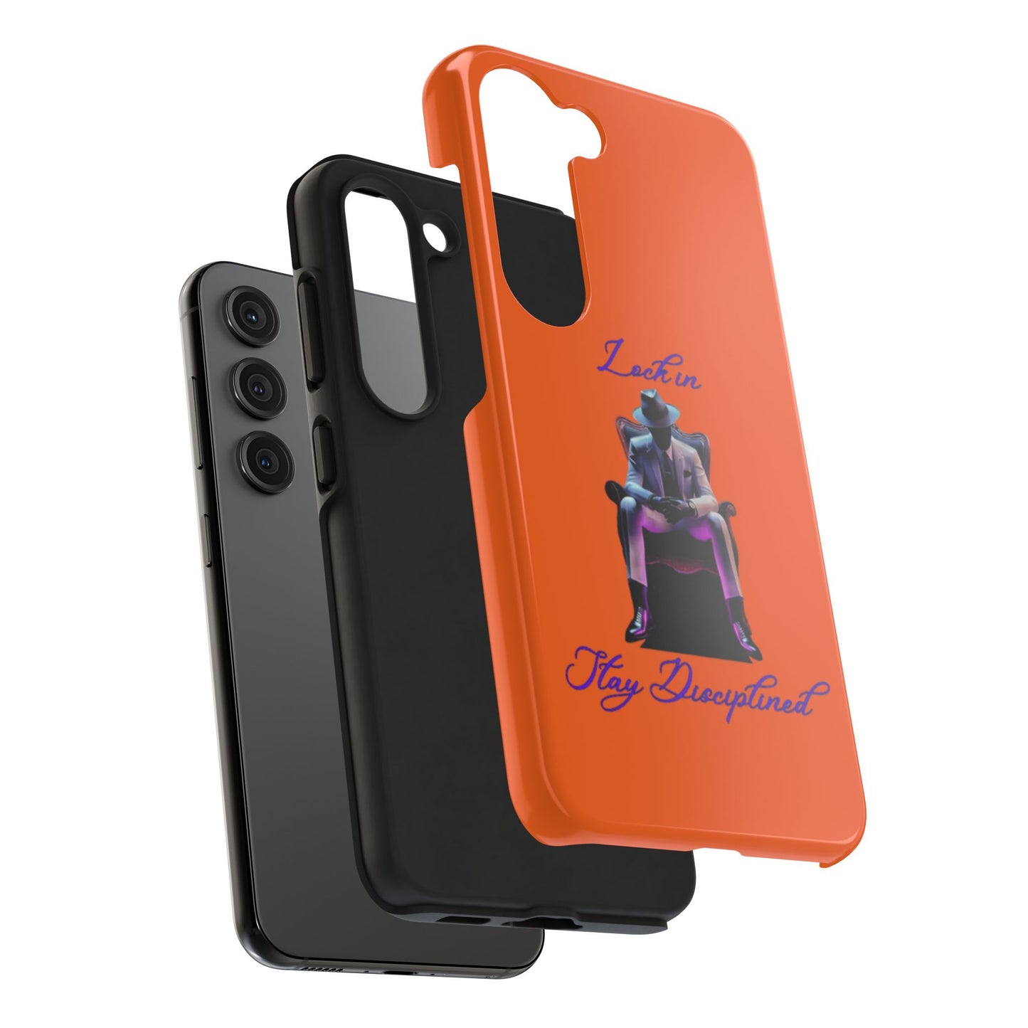 Phone case- Lock In, Stay discipline Tough Phone Case - Durable Protection