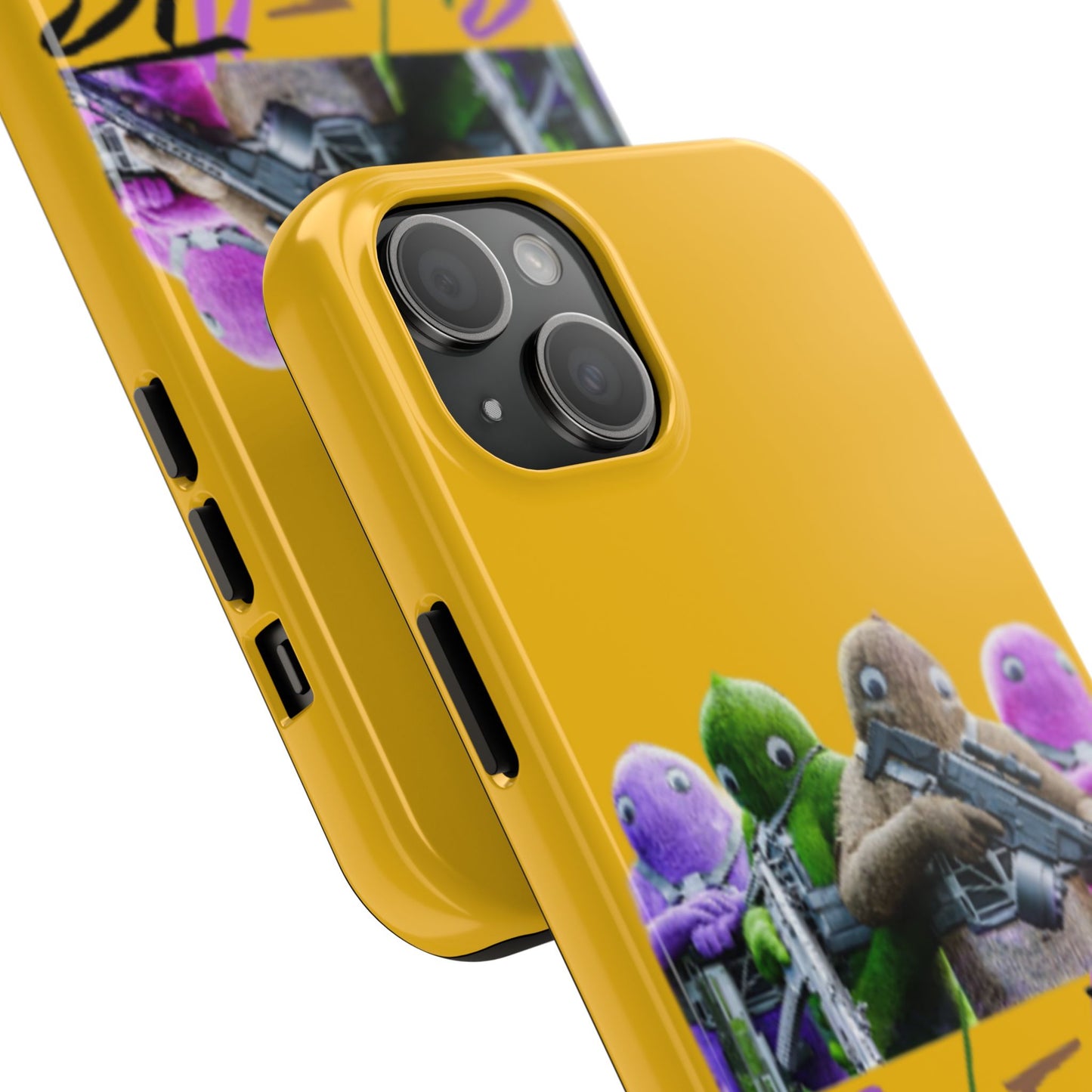 Cool Cartoon-Inspired Tough Phone Case - 'SWEATS'