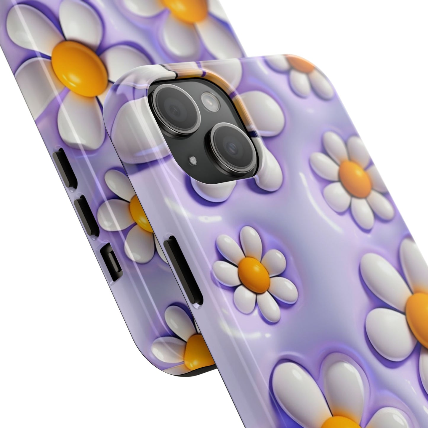πΌ Floral Tough Phone Case β Vibrant Daisy Spring Design, for iPhones & Androids