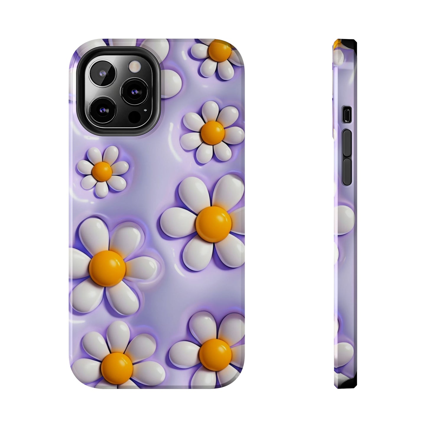 πΌ Floral Tough Phone Case β Vibrant Daisy Spring Design, for iPhones & Androids