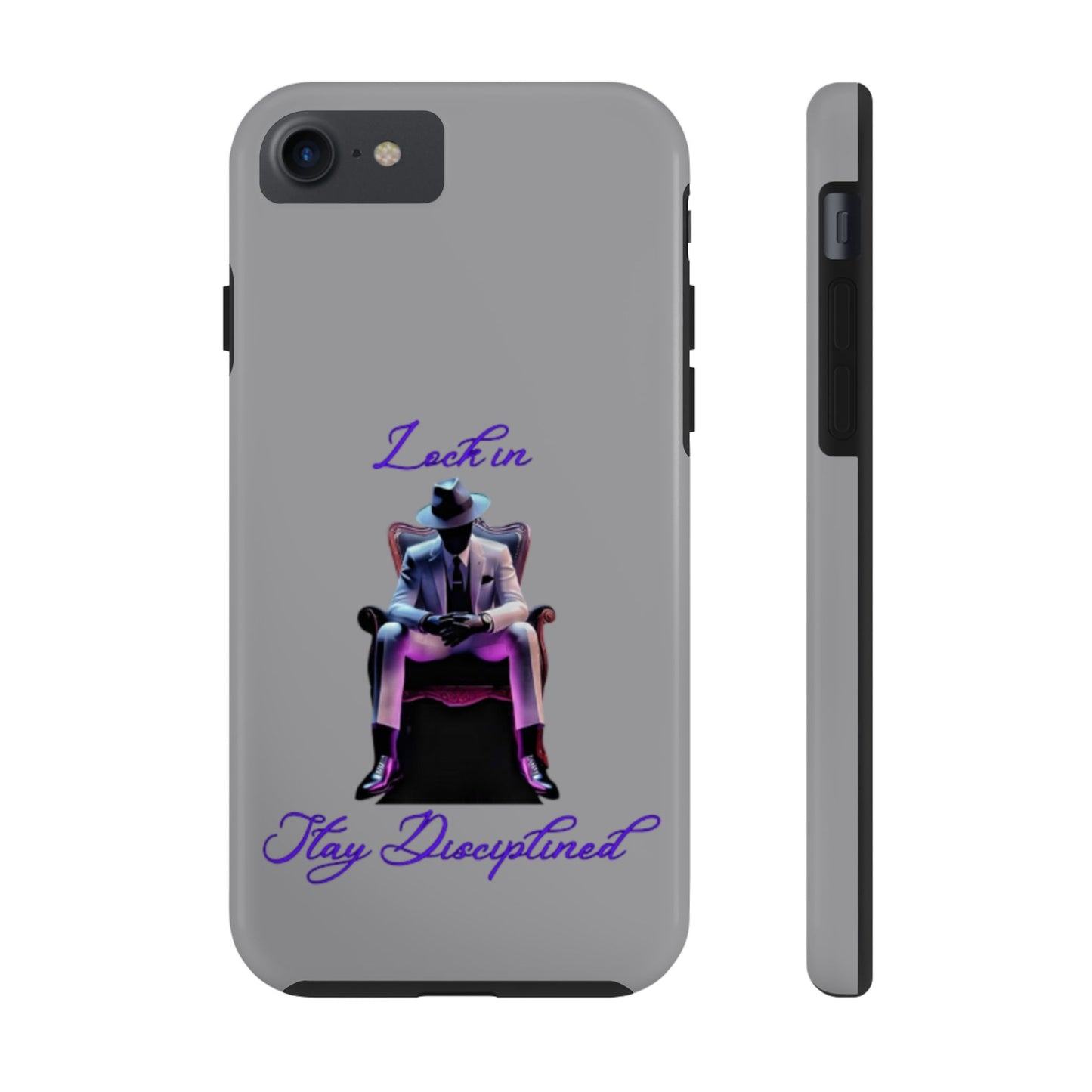 Phone case- Lock In, Stay Disciplined Tough Phone Case - Durable Protection