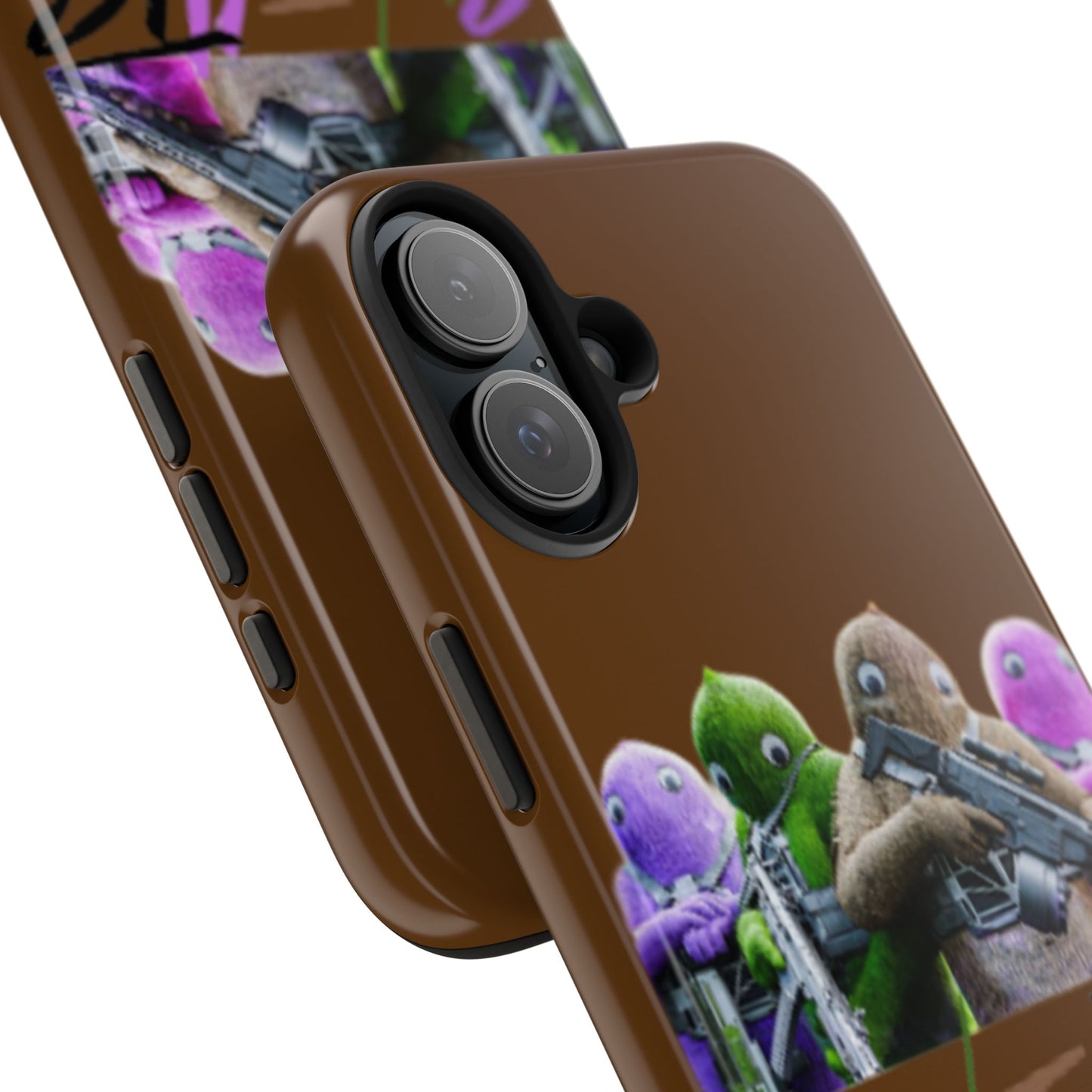 Cool Cartoon-Inspired Tough Phone Case - 'SWEATS'