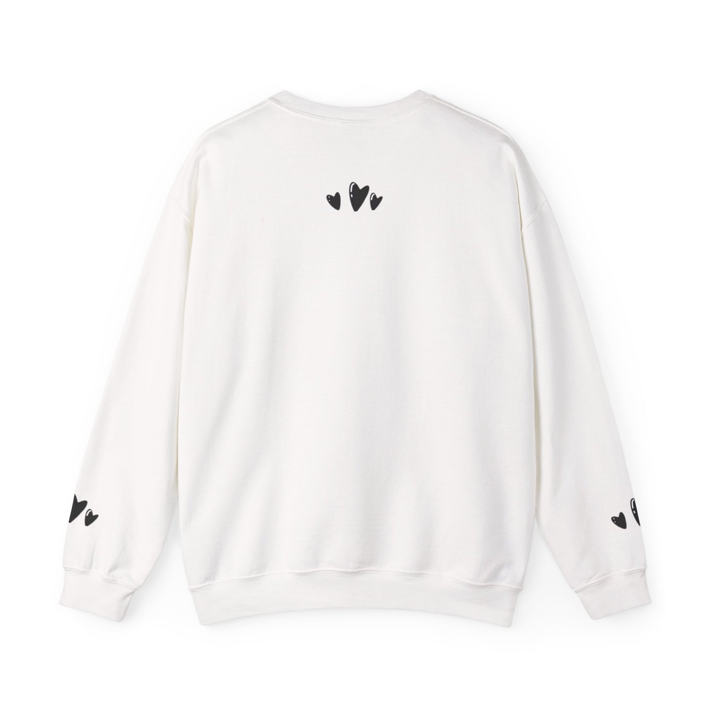 Rosy Glow Pink Sweatshirt for Women – Everyday Cozy Heart Design Pullover