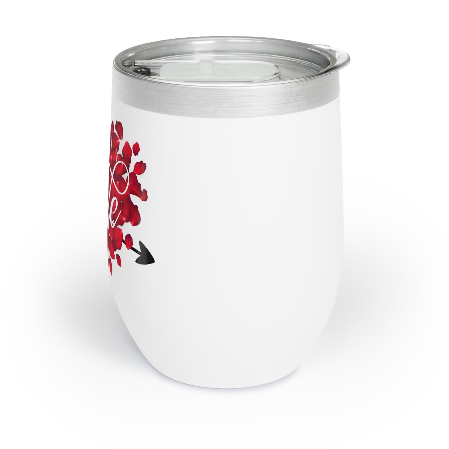 Love-Infused Wine Tumbler for Romantic Occasions - Cupid Arrow Design 💘🍷