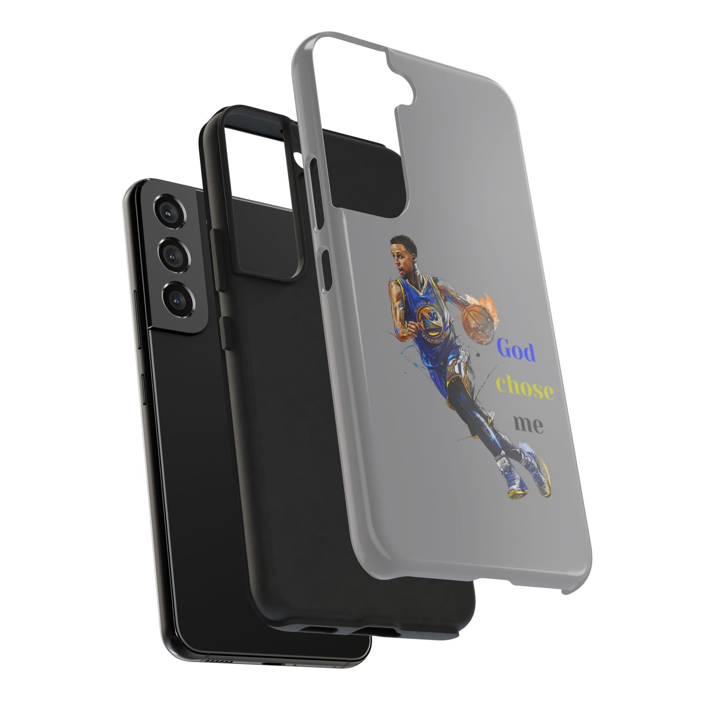 Phone case- God Chose Me Tough Phone Case - Durable Protection