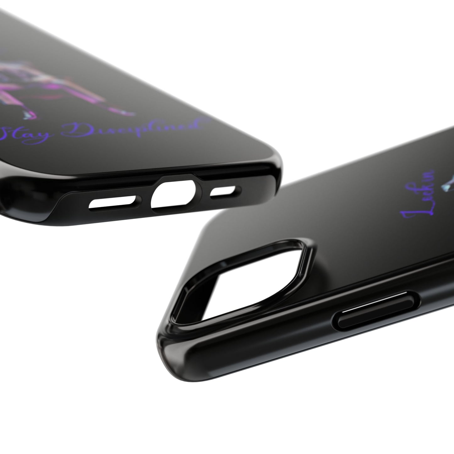 Phone case- Lock In, Stay DIsciplined Tough Phone Case - Durable Protection