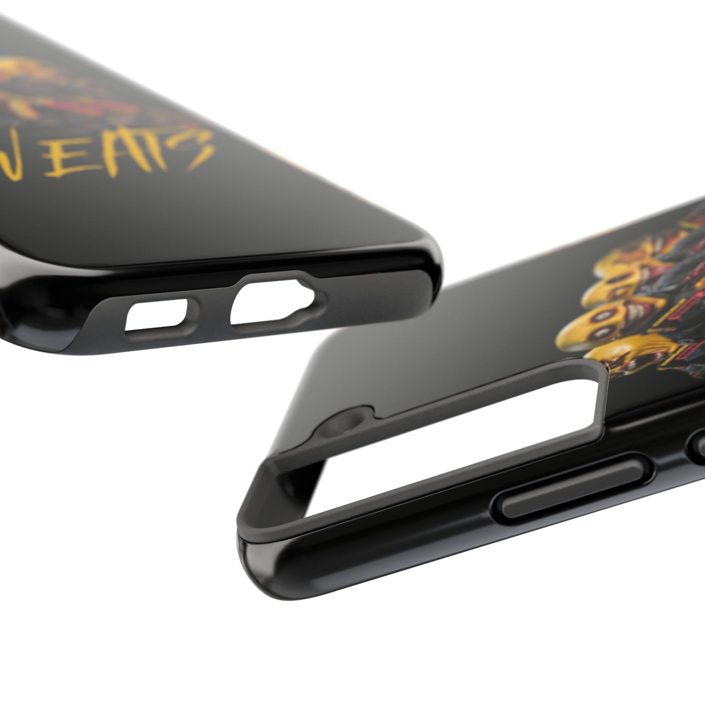 Tough Phone Cases - Bold 'SWEATS' Design for Gamers & Trendsetters