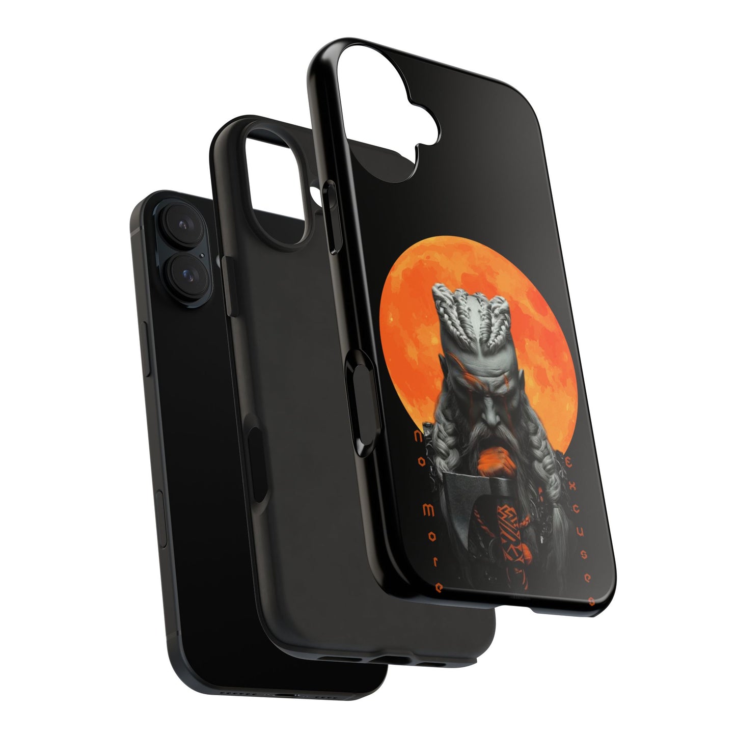 π₯ Warrior Spirit Tough Phone Case β No More Excuses Design for iPhone & Android β Empowerment & Protection